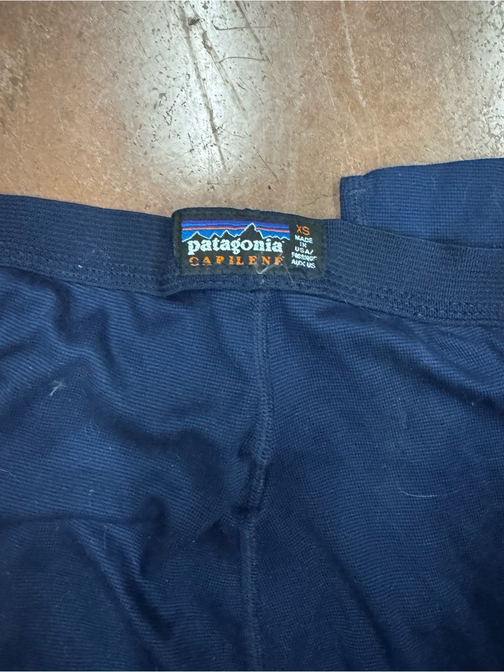 Patagonia Navy Capilene Leggings